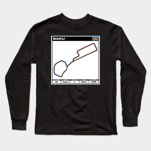 formula one circuit baku- formula one track - formula 1 track T-Shirt Long Sleeve T-Shirt